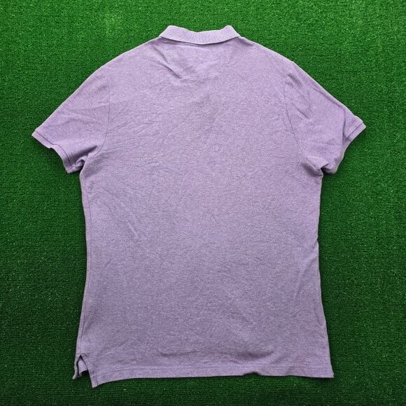 Original Penguin Polo Shirt Mens Large Purple Short Sleeve Classic Fit Preppy - Picture 7 of 7